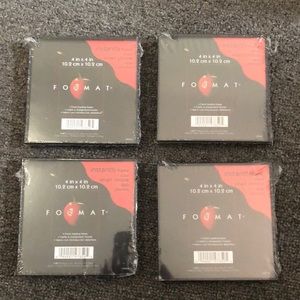 MSC Format frame set of 4 small square frames 4” x 4”